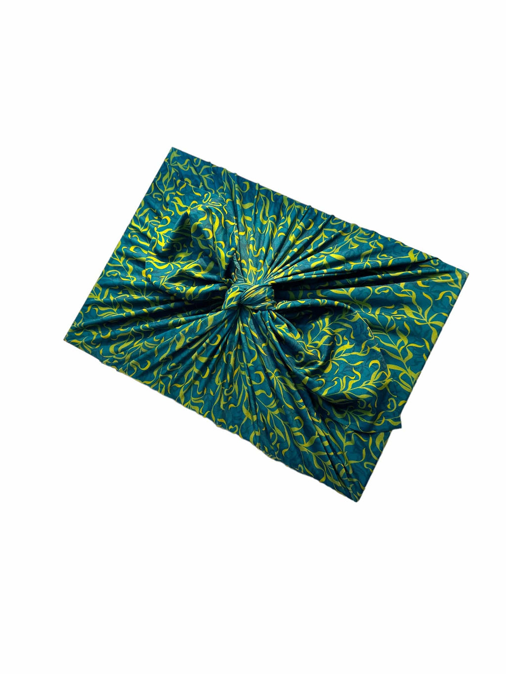 2 Pack - Kelp/Waves 28" Large Reusable Cloth Furoshiki Fabric Gift Wrap
