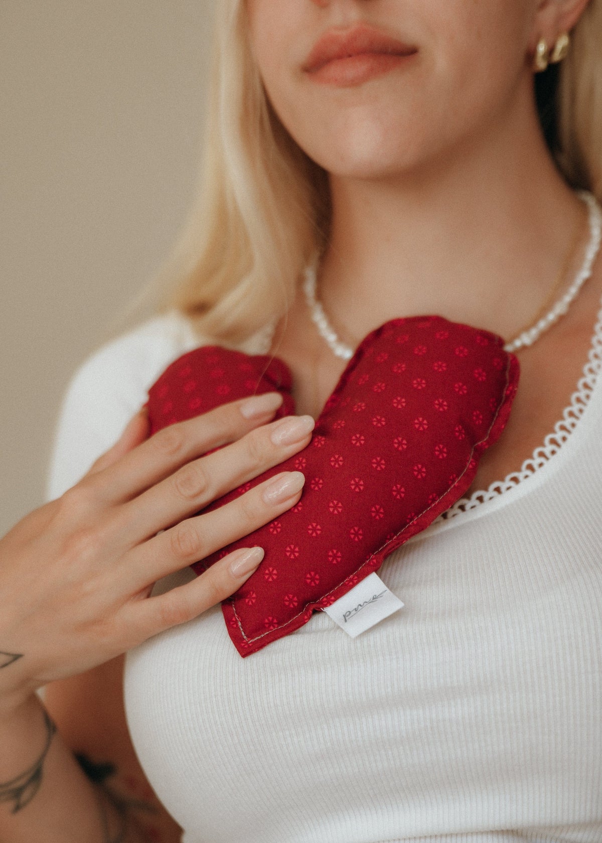 Heart of Hope — Weighted Comfort Heart for Anxiety & Sympathy Gifts