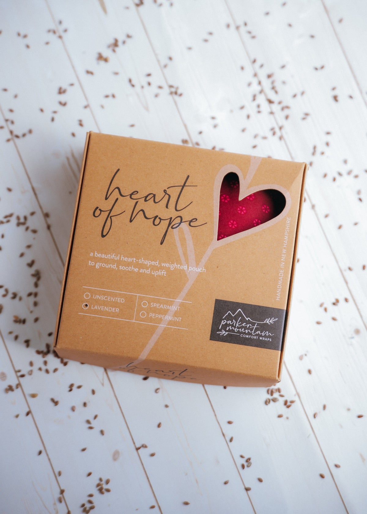 Heart of Hope — Weighted Comfort Heart for Anxiety & Sympathy Gifts
