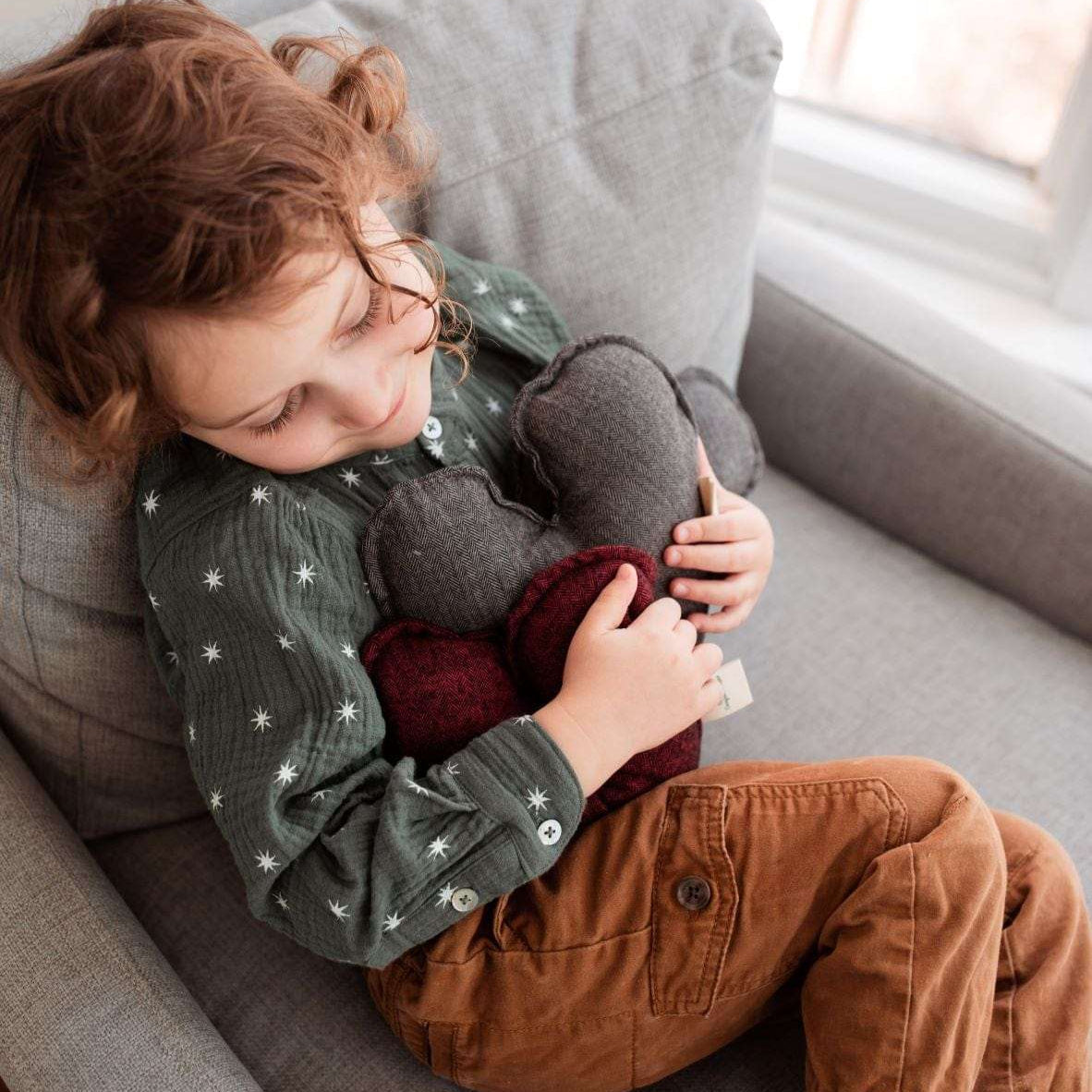 Heart of Hope — Weighted Comfort Heart for Anxiety & Sympathy Gifts